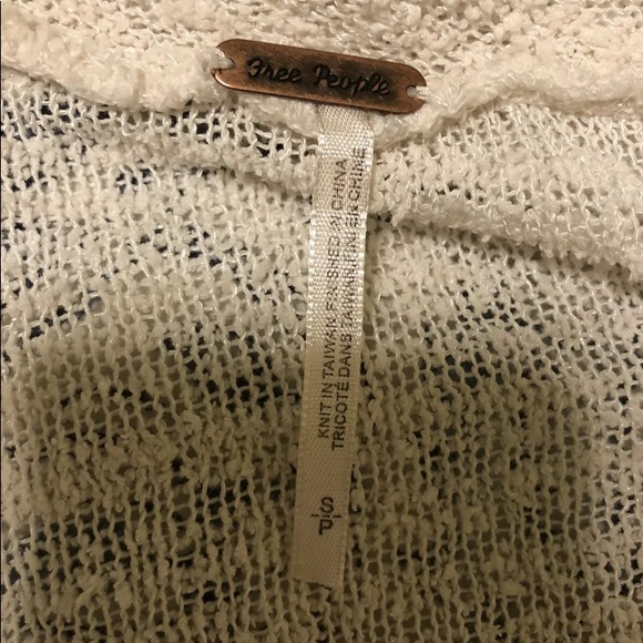 Free People Off White Hi Low Tunic Size Small - Picture 3 of 4